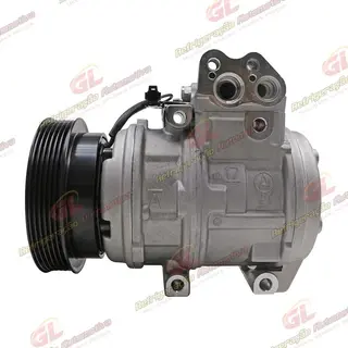Compressor 10PA17 Doowon Kia Sportage / New Sportage Gasolia 2.0/2.7 8 Válvulas 2007>/ Hyundai Tucson - 12 Volts Polia 6pk 128mm