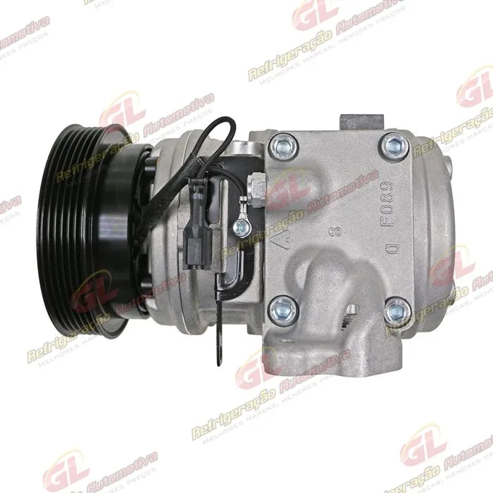 Compressor 10PA17 Doowon Kia Sportage / New Sportage Gasolia 2.0/2.7 8 Válvulas 2007>/ Hyundai Tucson - 12 Volts Polia 6pk 128mm — foto 8
