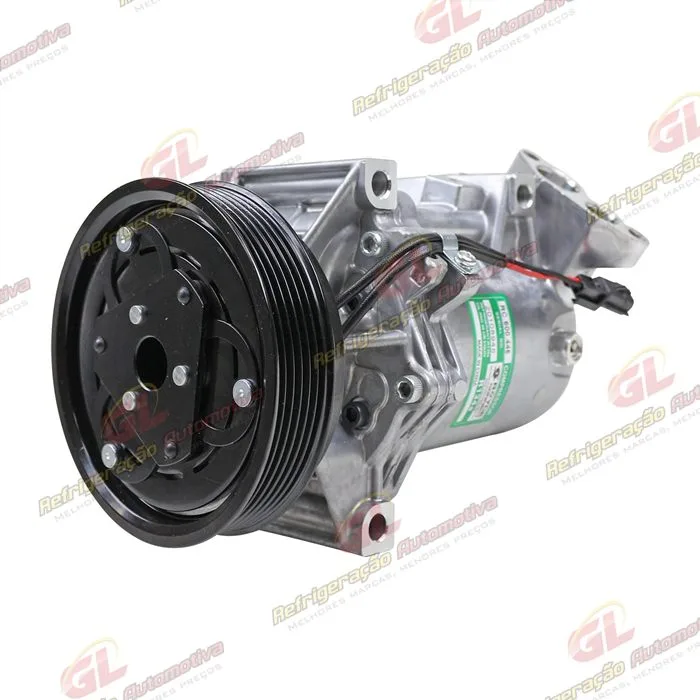 Compressor Calsonic Renault Logan/ Sandero 2013 Até 2017 OEM: 8201025121 - 12 Volts Polia 6pk 125mm — foto 2