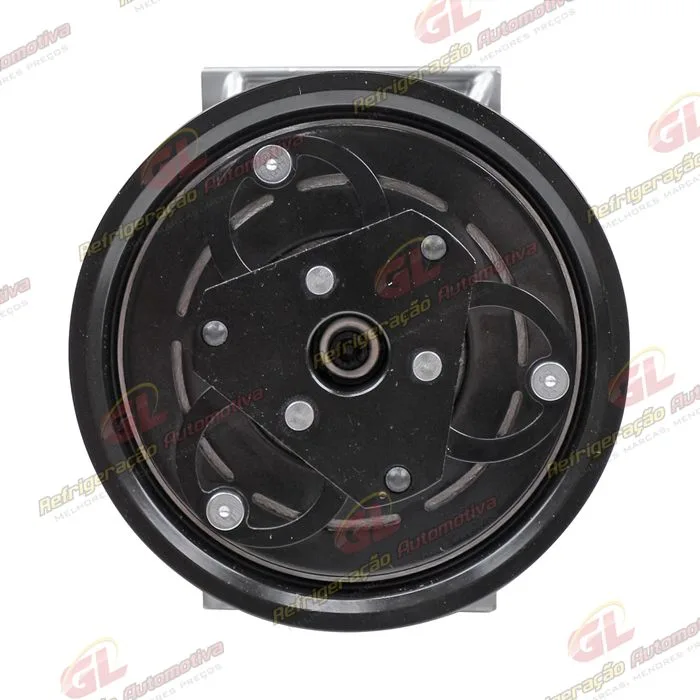 Compressor Calsonic Renault Logan/ Sandero 2013 Até 2017 OEM: 8201025121 - 12 Volts Polia 6pk 125mm — foto 3