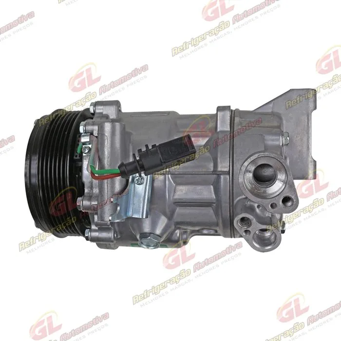 Compressor Modelo Sanden Volkswagen Saveiro 2014>/ Fox 2015>/ Voyage 2014>/ Gol 2014> Motor 1.6 MSI - 12 Volts Polia 6pk 110mm OEM: 5V0820803F/ 5U0820803F/ 6RD820803C — foto 8