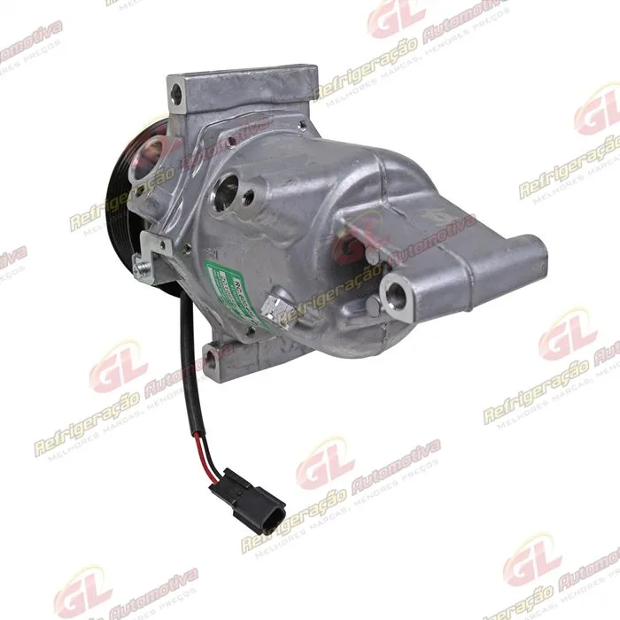 Compressor Calsonic Nissan Kicks 1.6 2016 Até 2019/ Renault Sandero/ Logan/ Duster/ Oroch/ Captur 2017 Até 2019 Motor 1.6 - 12 Volts Polia 7pk 104mm OEM: 926005RA0A/ 926006053R — foto 8