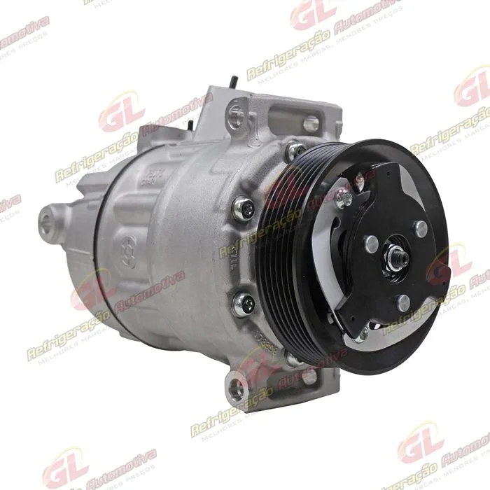 Compressor Modelo Sanden PXE16 Volkswagen Jetta 2011>/ Passat/ Tiguan TSI Motor 2.0 Aspirado/ Audi A4/ Audi A3 Nova - Sentido Anti-Horário OEM: 5C0820803G — foto 3