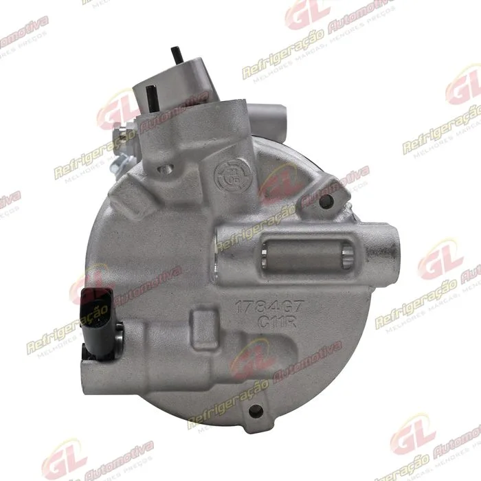 Compressor Modelo Sanden PXE16 Volkswagen Jetta 2011>/ Passat/ Tiguan TSI Motor 2.0 Aspirado/ Audi A4/ Audi A3 Nova - Sentido Anti-Horário OEM: 5C0820803G — foto 5