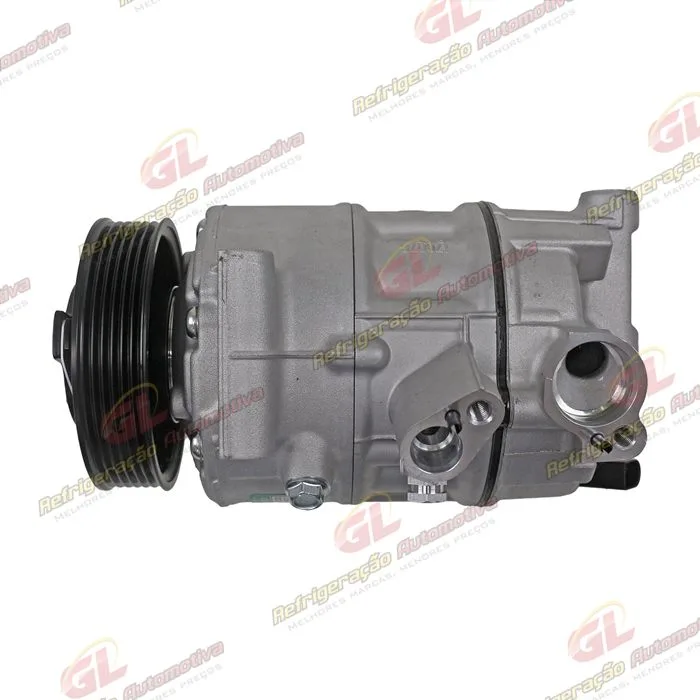 Compressor Modelo Sanden PXE16 Volkswagen Jetta 2011>/ Passat/ Tiguan TSI Motor 2.0 Aspirado/ Audi A4/ Audi A3 Nova - Sentido Anti-Horário OEM: 5C0820803G — foto 6