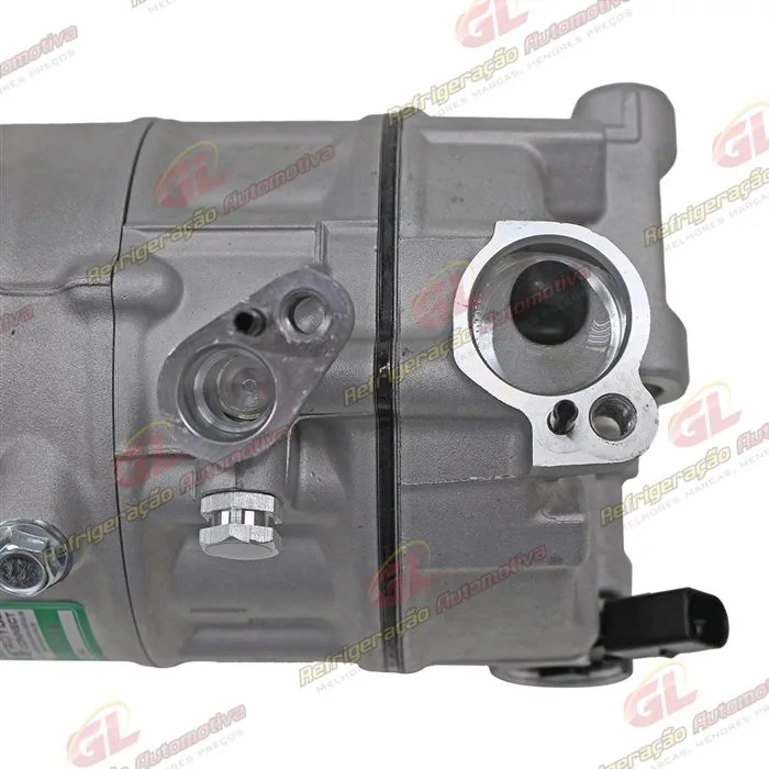 Compressor Modelo Sanden PXE16 Volkswagen Jetta 2011>/ Passat/ Tiguan TSI Motor 2.0 Aspirado/ Audi A4/ Audi A3 Nova - Sentido Anti-Horário OEM: 5C0820803G — foto 7