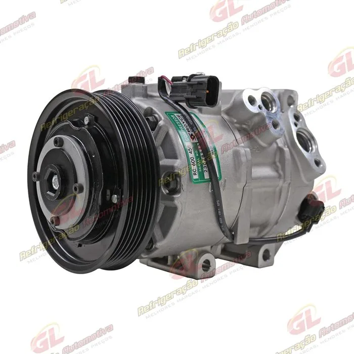 Compressor Modelo Doowon DVE 14N Hyundai Nova Tucson 2018> Mangueira 19MM/ Creta 1.6 2017> - 12 Volts 6pk 125mm OEM: DWP300134460 — foto 2