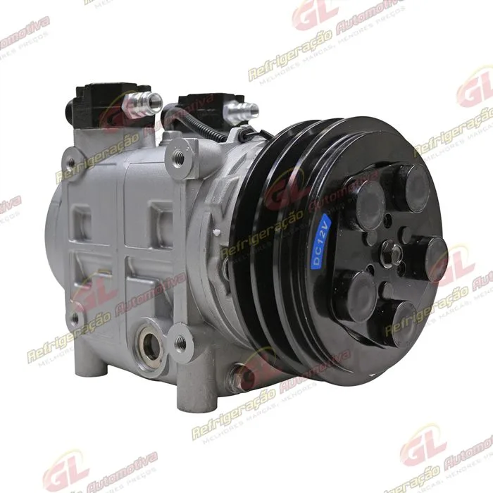 Compressor Modelo TM31HD Ônibus 313cm³ - 12 Volts Polia 2A 158mm R134a — foto 4