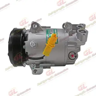 Compressor Modelo Delphi CVC PSA Peugeot 206 / 207 1.4/1.6 Setembro de 2007>/ 208 1.2 2017 Até 2022/ Citroën C3/ Aircross - 12 Volts Polia 6pk 115mm