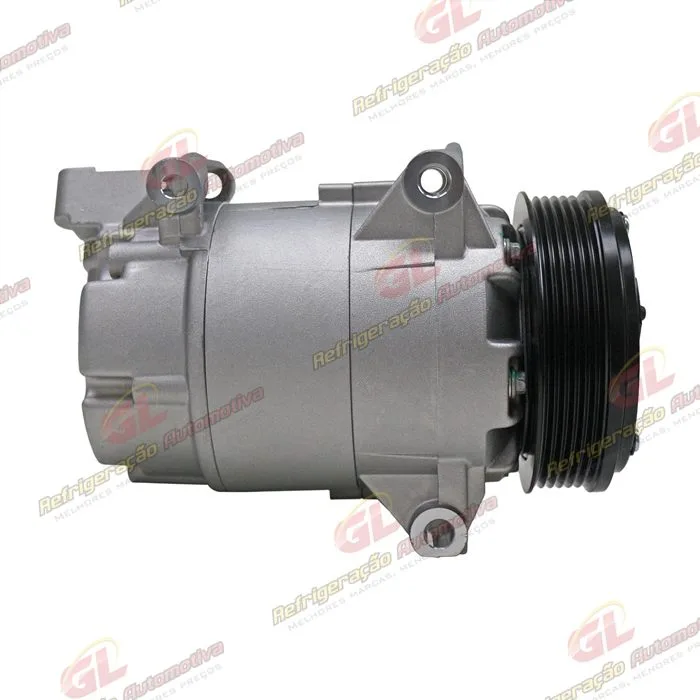 Compressor Modelo Delphi CVC PSA Peugeot 206 / 207 1.4/1.6 Setembro de 2007>/ 208 1.2 2017 Até 2022/ Citroën C3/ Aircross - 12 Volts Polia 6pk 115mm — foto 4