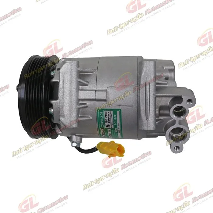 Compressor Modelo Delphi CVC PSA Peugeot 206 / 207 1.4/1.6 Setembro de 2007>/ 208 1.2 2017 Até 2022/ Citroën C3/ Aircross - 12 Volts Polia 6pk 115mm — foto 6