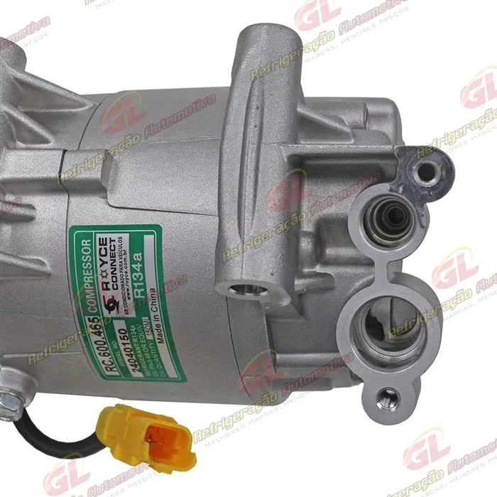 Compressor Modelo Delphi CVC PSA Peugeot 206 / 207 1.4/1.6 Setembro de 2007>/ 208 1.2 2017 Até 2022/ Citroën C3/ Aircross - 12 Volts Polia 6pk 115mm — foto 7