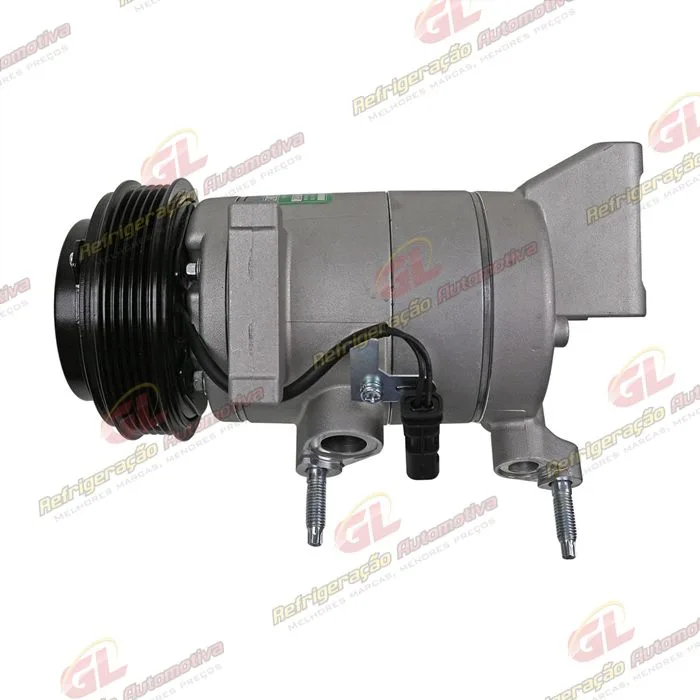 Compressor Chevrolet Onix/ Onix Plus Turbo 3 Cilindros 2020>/ Tracker 1.0/1.2 3cc Turbo 2020> - 12 Volts Polia 5pk 117mm OEM: 26304809/ 26297905 — foto 8