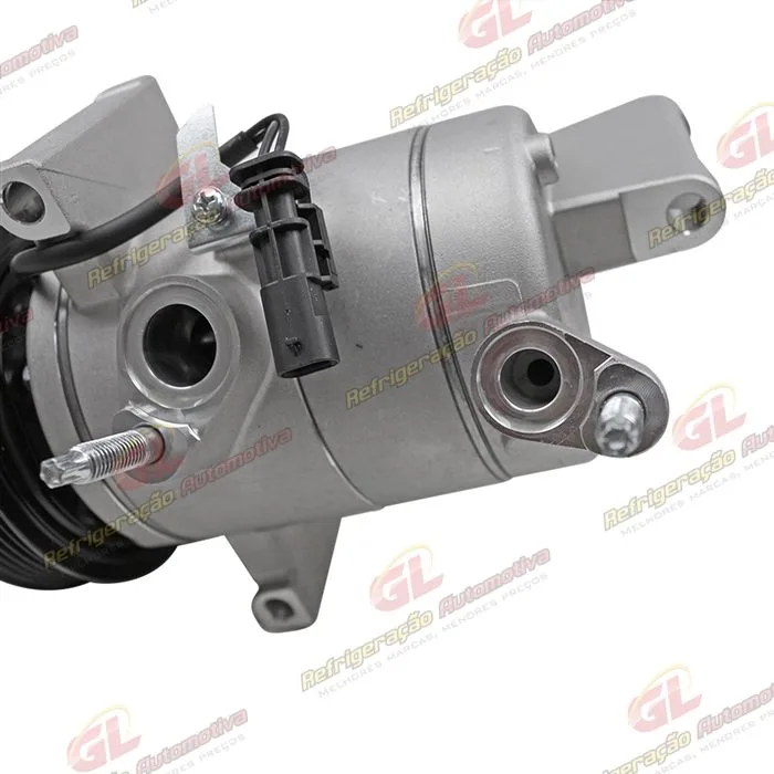 Compressor Chevrolet Onix/ Onix Plus Turbo 3 Cilindros 2020>/ Tracker 1.0/1.2 3cc Turbo 2020> - 12 Volts Polia 5pk 117mm OEM: 26304809/ 26297905 — foto 9