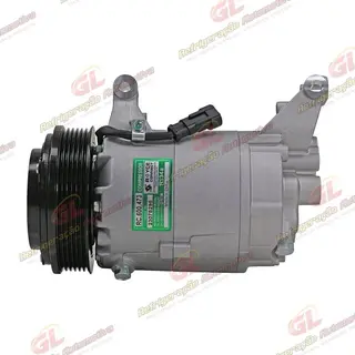 Compressor E-Torq Fiat Palio/ Doblo/ Strada Locker/ Bravo 1.8 2011>/ Punto 1.6/1.8 Tritec 2009> - 12 Volts Polia 6pk 119mm OEM: 52061727/ 52093154/ 51973796