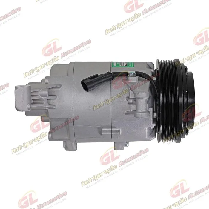 Compressor E-Torq Fiat Palio/ Doblo/ Strada Locker/ Bravo 1.8 2011>/ Punto 1.6/1.8 Tritec 2009> - 12 Volts Polia 6pk 119mm OEM: 52061727/ 52093154/ 51973796 — foto 6