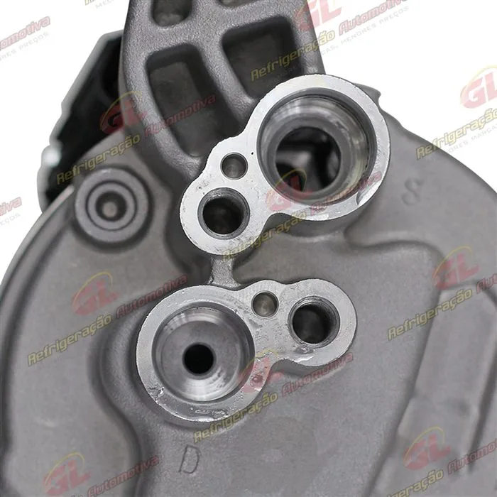 Compressor E-Torq Fiat Palio/ Doblo/ Strada Locker/ Bravo 1.8 2011>/ Punto 1.6/1.8 Tritec 2009> - 12 Volts Polia 6pk 119mm OEM: 52061727/ 52093154/ 51973796 — foto 7