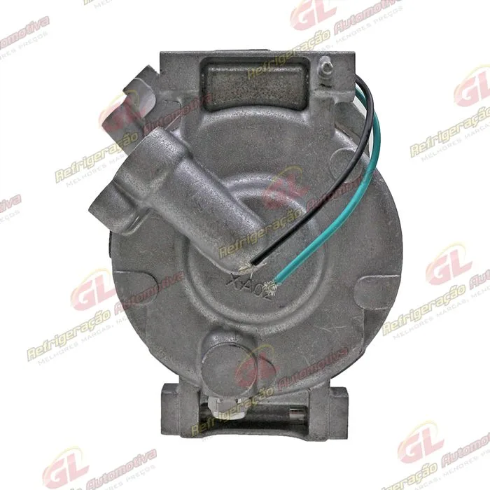 Compressor Modelo Denso 10SRE18C Máquina Pá Carregadeira John Deere 664K/ 744K - 24 Volts Polia 8pk 126mm — foto 7
