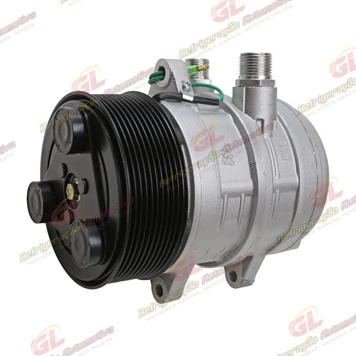 Compressor Seltec TM08HD Caminhão Randon - 24 Volts Polia 10pk 123mm OEM: 218004324 — foto 2