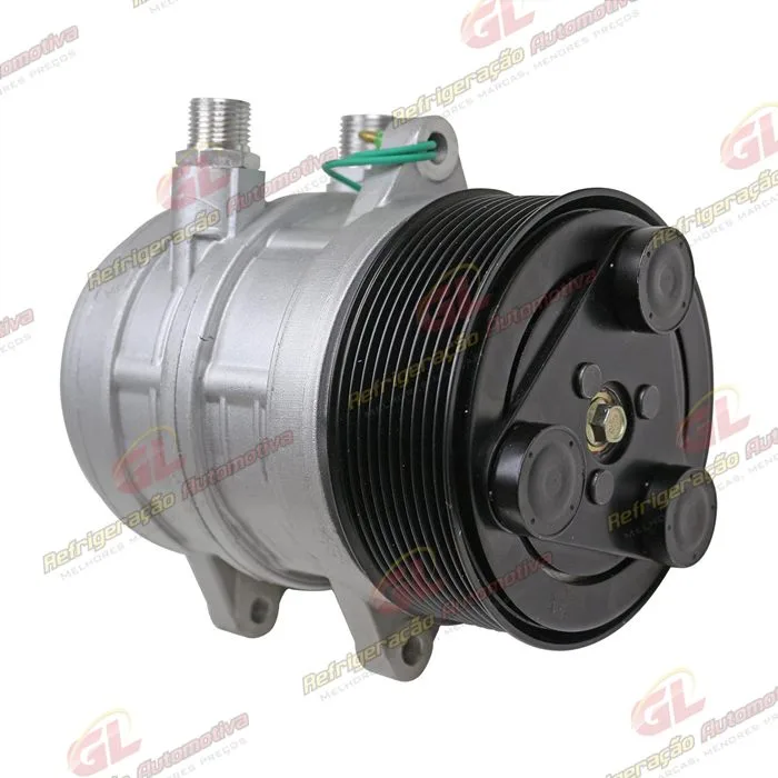 Compressor Seltec TM08HD Caminhão Randon - 24 Volts Polia 10pk 123mm OEM: 218004324 — foto 4