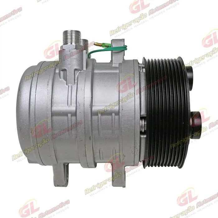 Compressor Seltec TM08HD Caminhão Randon - 24 Volts Polia 10pk 123mm OEM: 218004324 — foto 5