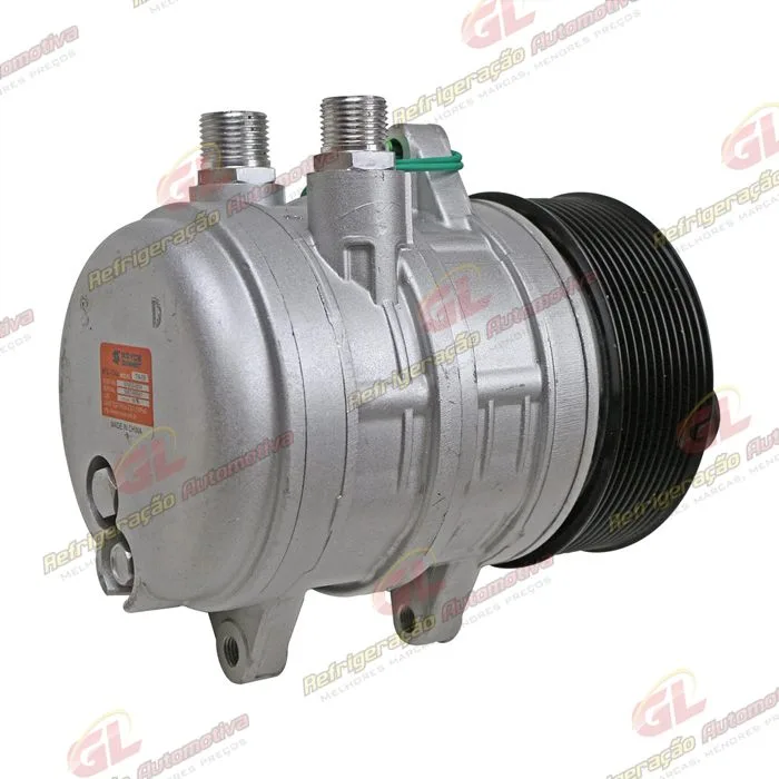 Compressor Seltec TM08HD Caminhão Randon - 24 Volts Polia 10pk 123mm OEM: 218004324 — foto 6
