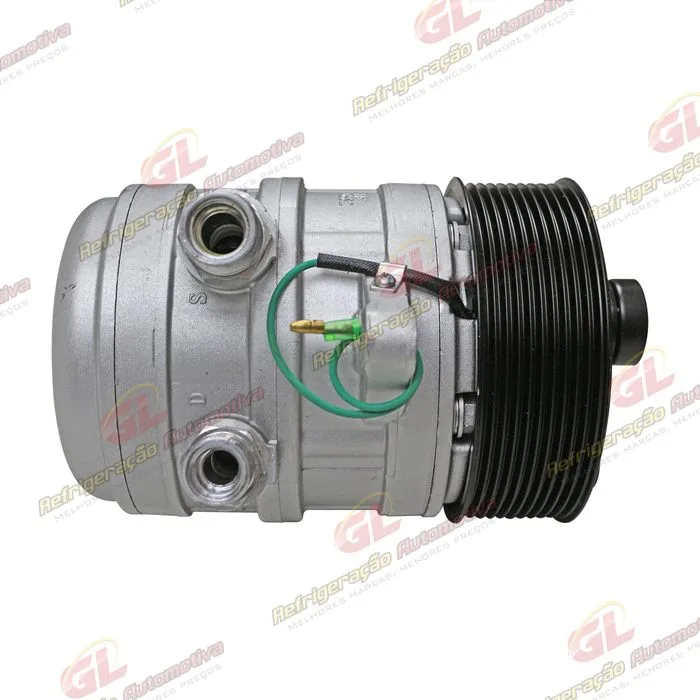 Compressor Seltec TM08HD Caminhão Randon - 24 Volts Polia 10pk 123mm OEM: 218004324 — foto 8