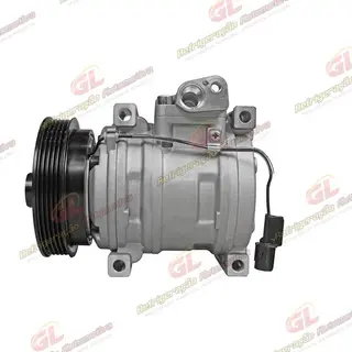 Compressor Modelo Halla HS09 Kia Picanto 1.0 Flex 4 Cilindros 2006> - 12 Volts Polia 5pk 121mm OEM: 977011Y000