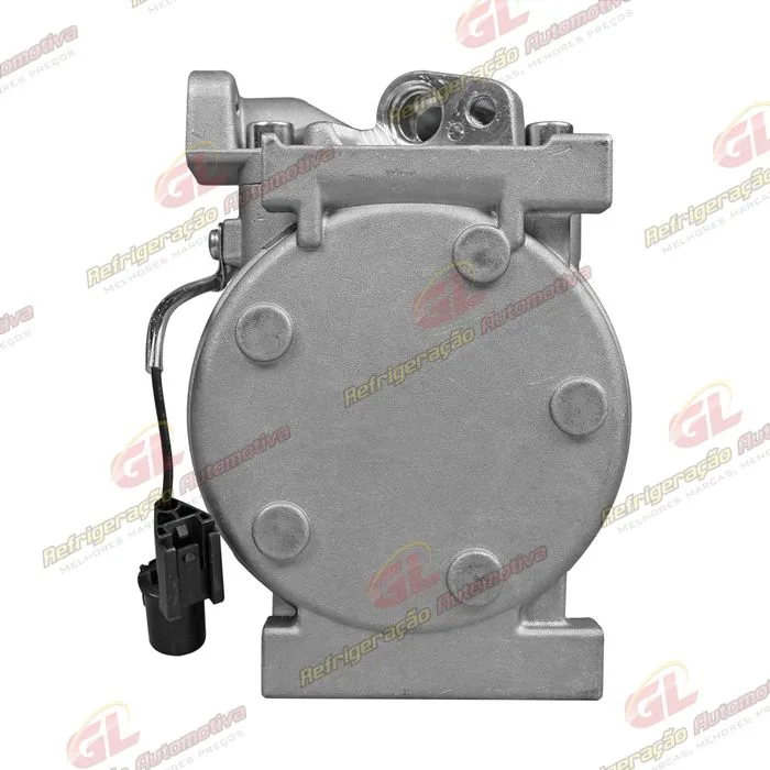 Compressor Modelo Halla HS09 Kia Picanto 1.0 Flex 4 Cilindros 2006> - 12 Volts Polia 5pk 121mm OEM: 977011Y000 — foto 7