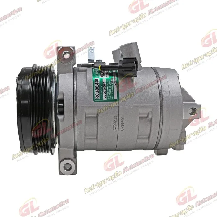 Compressor Modelo Valeo Nissan Frontier Motor Diesel 2.3 2017> - 12 Volts Polia 5pk 119mm OEM: 926004JA1A