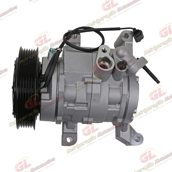 Compressor Modelo Hanon Systems Honda Civic Motor 2.0 Geração 10 2017> - 12 Volts Polia 6pk 125mm OEM: CVFBA-04 / 38800-5FG-M11-M6