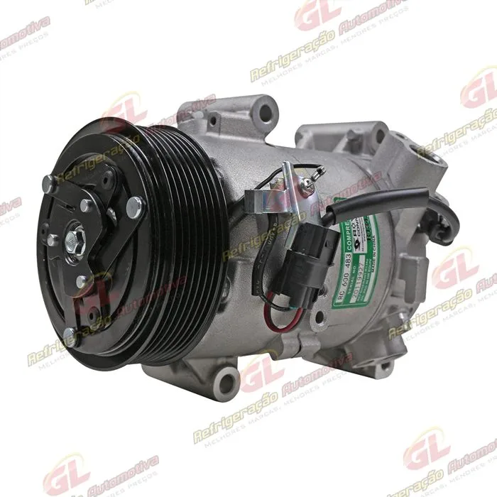 Compressor Honda Civic Motor 1.5 Turbo Geração 10 2017> - 12 Volts Polia 7pk 114mm OEM: 6CVC140E — foto 2