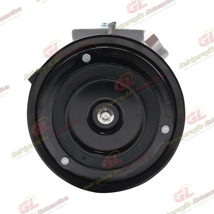 Compressor Modelo Denso 10SRE18C Máquina pá Carregadeira John Deere 624k/ 544k - 24 Volts Polia 8pk 126mm OEM: AT367640 — foto 3