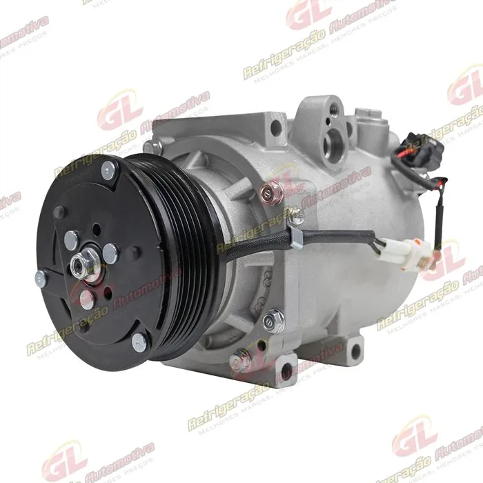 Compressor Chery Tiggo 2 Motor 1.5 2018>/ Tiggo 3X 2021>/ Tiggo 5X / Arrizo 5 - 12 Volts Polia 6pk 104mm OEM: J52-8103010BA — foto 2