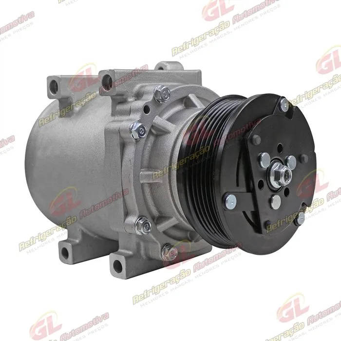 Compressor Chery Tiggo 2 Motor 1.5 2018>/ Tiggo 3X 2021>/ Tiggo 5X / Arrizo 5 - 12 Volts Polia 6pk 104mm OEM: J52-8103010BA — foto 4