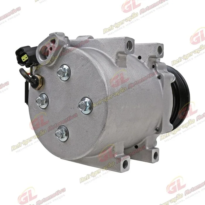 Compressor Chery Tiggo 2 Motor 1.5 2018>/ Tiggo 3X 2021>/ Tiggo 5X / Arrizo 5 - 12 Volts Polia 6pk 104mm OEM: J52-8103010BA — foto 6