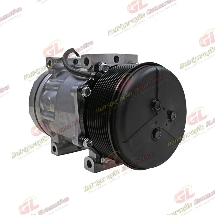 Compressor AA7H15AA 6020 Máquina Trator New Holland T7/ Case Puma/Maxxum - 12 Volts 10pk 119mm OEM: 87709773/ 87300121/ 48033714 — foto 4