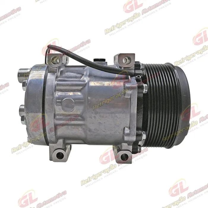 Compressor AA7H15AA 6020 Máquina Trator New Holland T7/ Case Puma/Maxxum - 12 Volts 10pk 119mm OEM: 87709773/ 87300121/ 48033714 — foto 5