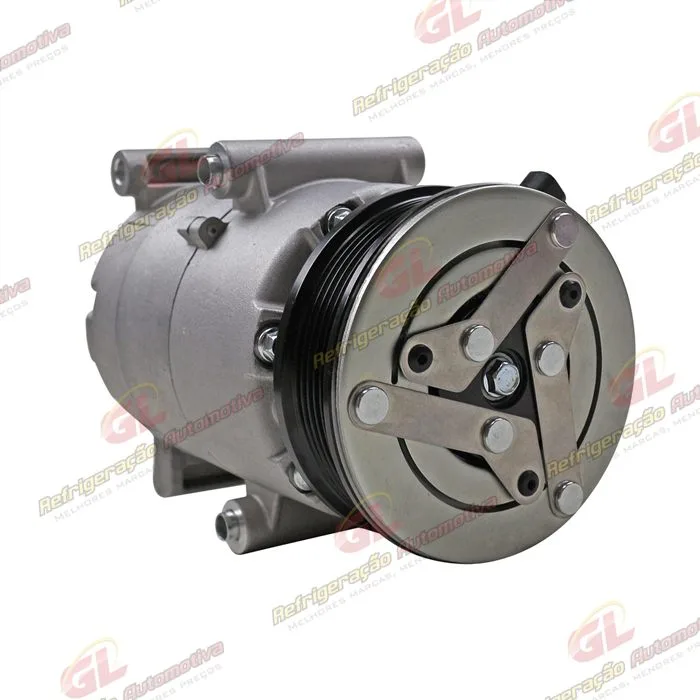 Compressor Ford Focus Motor 1.6 2013 Até 2015 - 12 Volts Polia 6pk 117mm OEM: AV61-19D629-C2C — foto 4