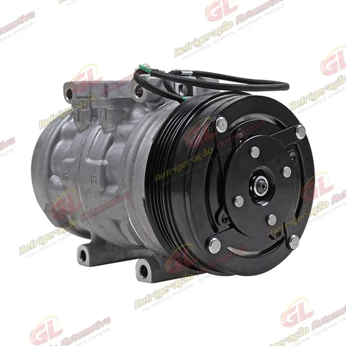 Compressor Modelo Denso 10P15 Caminhão Volkswagen Constellation Motor MAN 2012 > - 24 Volts Polia 4pk 125mm OEM: 2T2820803A — foto 4