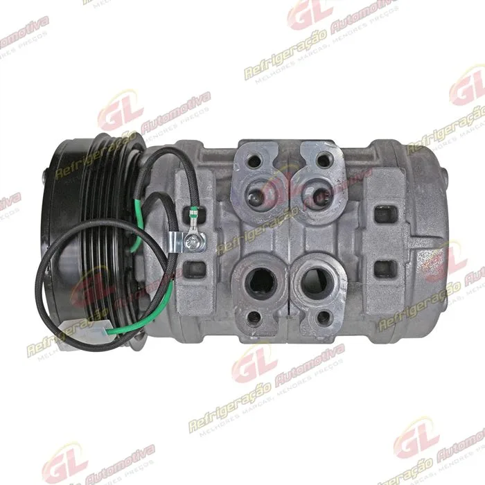 Compressor Modelo Denso 10P15 Caminhão Volkswagen Constellation Motor MAN 2012 > - 24 Volts Polia 4pk 125mm OEM: 2T2820803A — foto 8