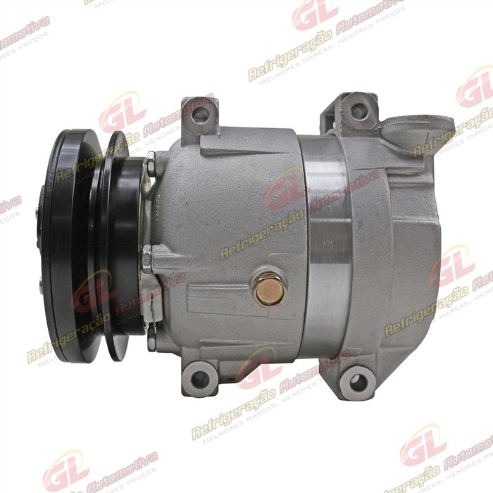 Compressor Harrison V5 Máquina Trator Plus LS - 12 Volts Polia Canal A 131mm OEM: 40364934