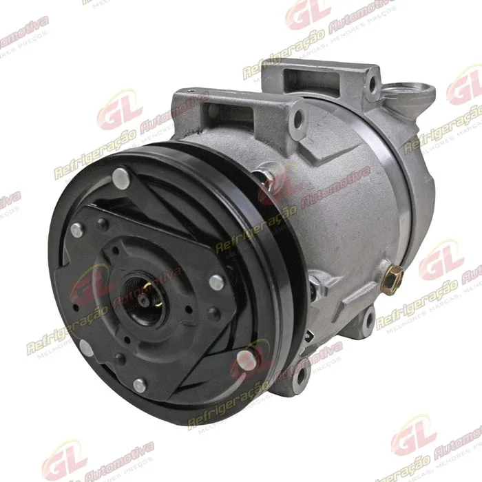 Compressor Harrison V5 Máquina Trator Plus LS - 12 Volts Polia Canal A 131mm OEM: 40364934 — foto 2