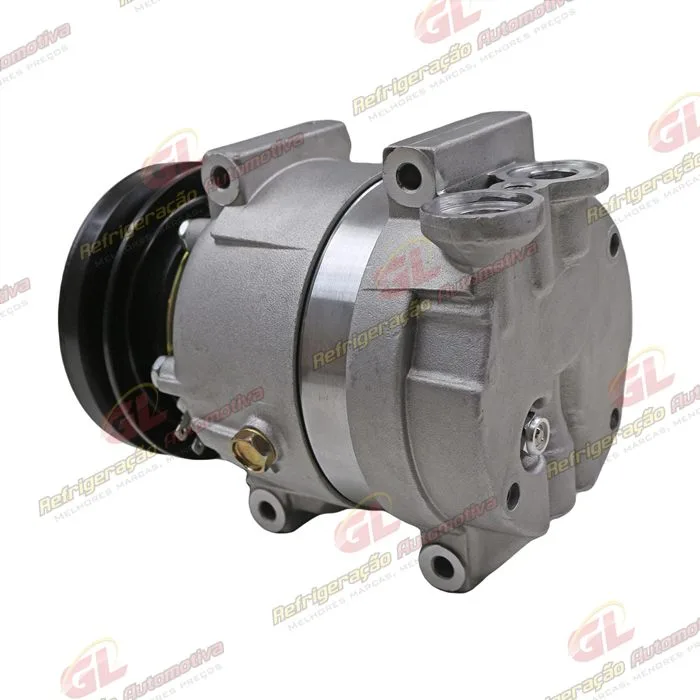 Compressor Harrison V5 Máquina Trator Plus LS - 12 Volts Polia Canal A 131mm OEM: 40364934 — foto 6