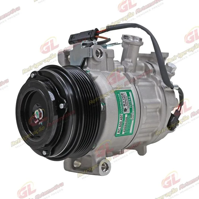 Compressor Modelo Sanden Mercedes Benz Sprinter 314/ 415/ 416/ 516 2020> - 12 Volts Polia 6pk 114mm OEM: A0008303902/ A0008303202/ A0008304400 — foto 2
