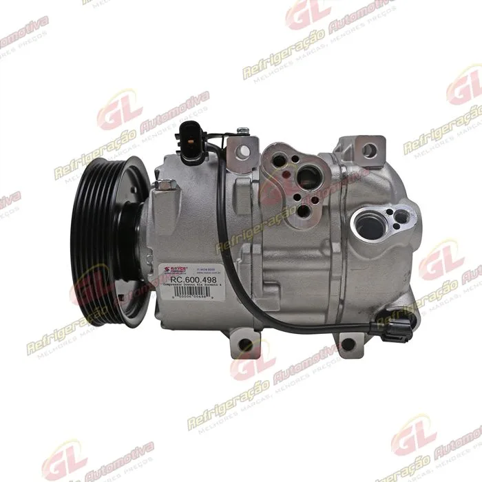Compressor Modelo Doowon Kia Sorento 4 Cilindros DV18 2014> - 12 Volts Polia 6pk 123mm