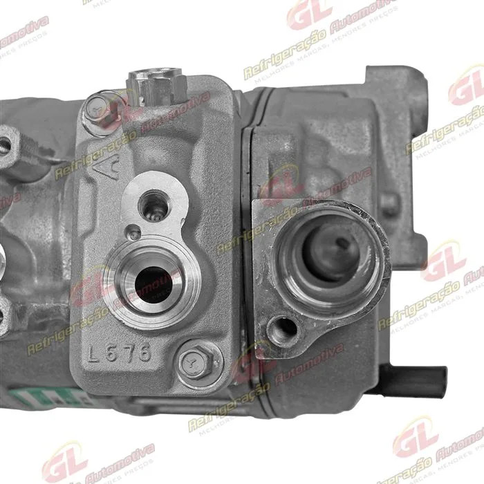 Compressor Modelo Denso 6SEU14C Volkswagen Amarok Diesel 2010 Até 2017 - 12 Volts Polia 6pk 105mm OEM:7E0820803J — foto 9