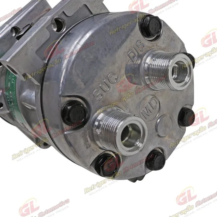 Compressor Modelo AB7H15AB Caminhão Iveco Vertis - 12 Volts Polia 8pk 123mm — foto 9
