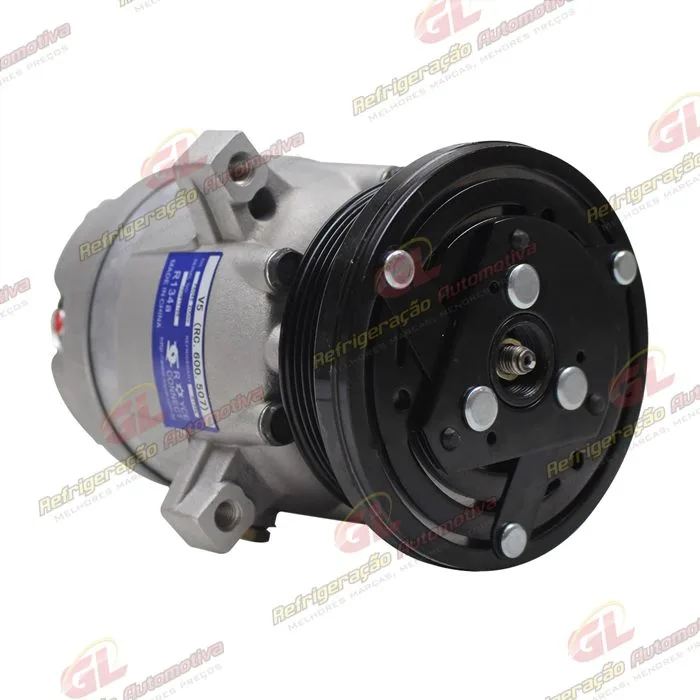 Compressor Harrison V5 S10/ Blazer 2.5 Diesel R134a - 12 Volts Polia 6pk 110mm OEM: 1135429 — foto 4