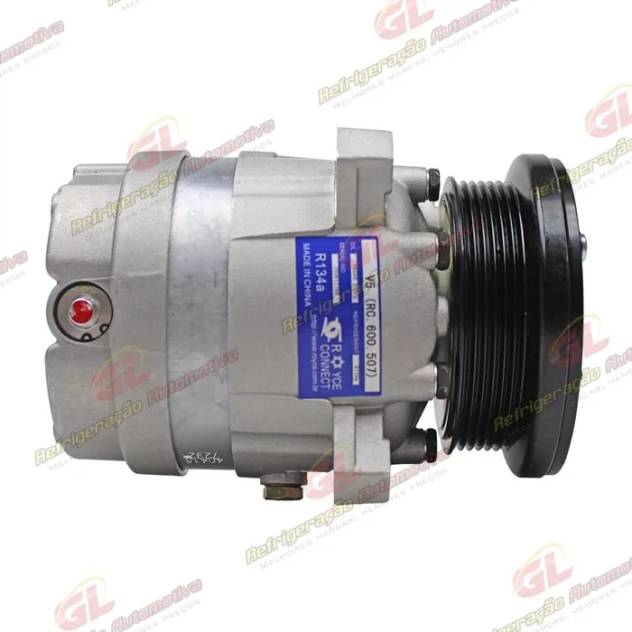 Compressor Harrison V5 S10/ Blazer 2.5 Diesel R134a - 12 Volts Polia 6pk 110mm OEM: 1135429 — foto 5
